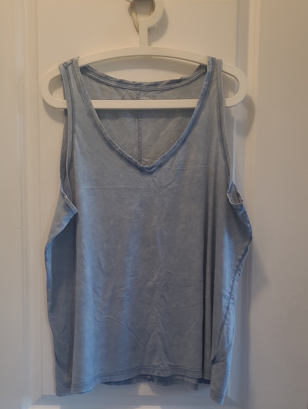 GAP Light Blue V-Neck Sleeveless Tank